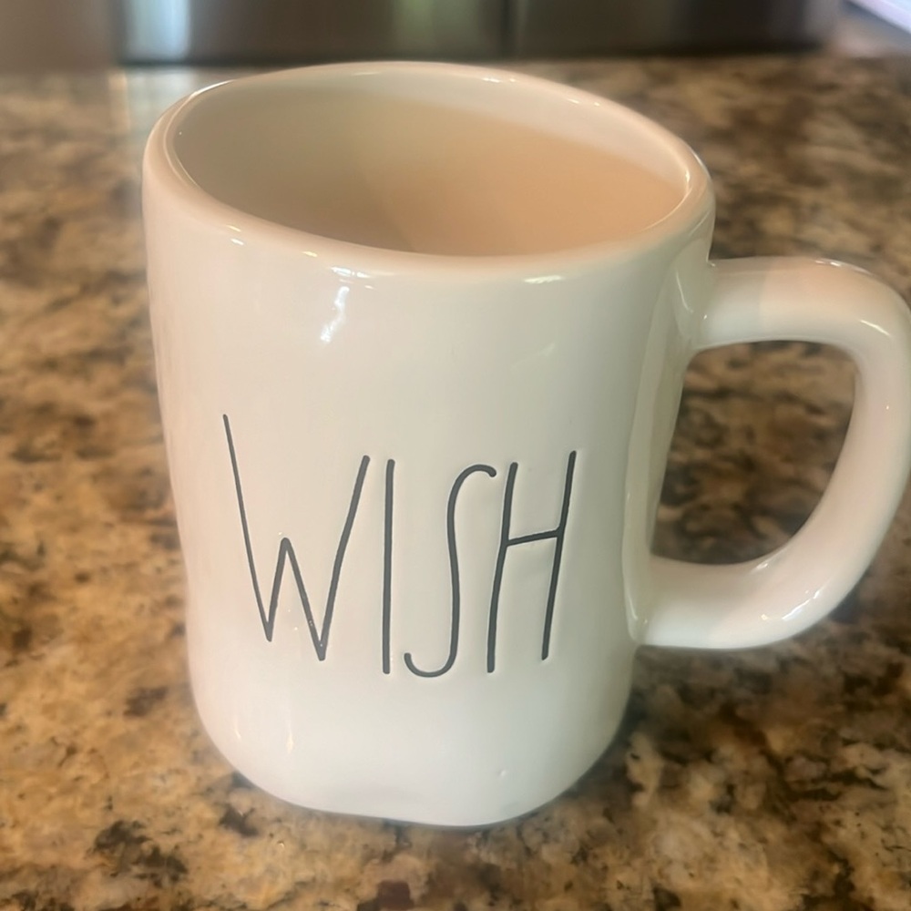 Rae Dunn Wish coffee mug